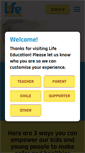 Mobile Screenshot of lifeeducation.org.au